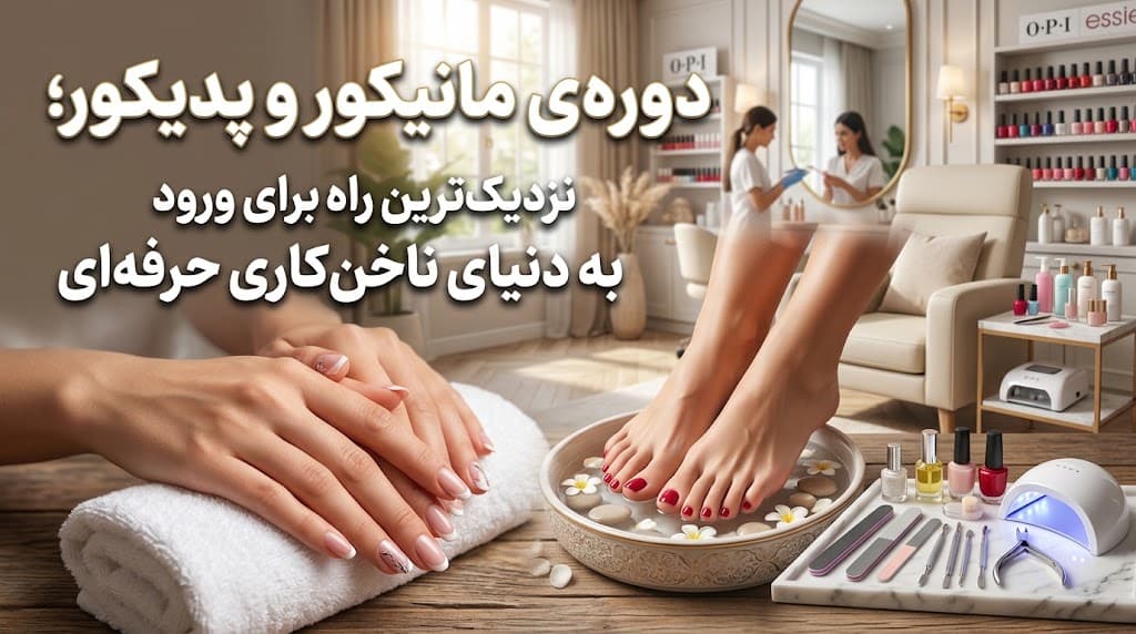 دوره‌ی مانیکور و پدیکور؛ نزدیک‌ترین راه برای ورود به دنیای ناخن‌کاری حرفه‌ای