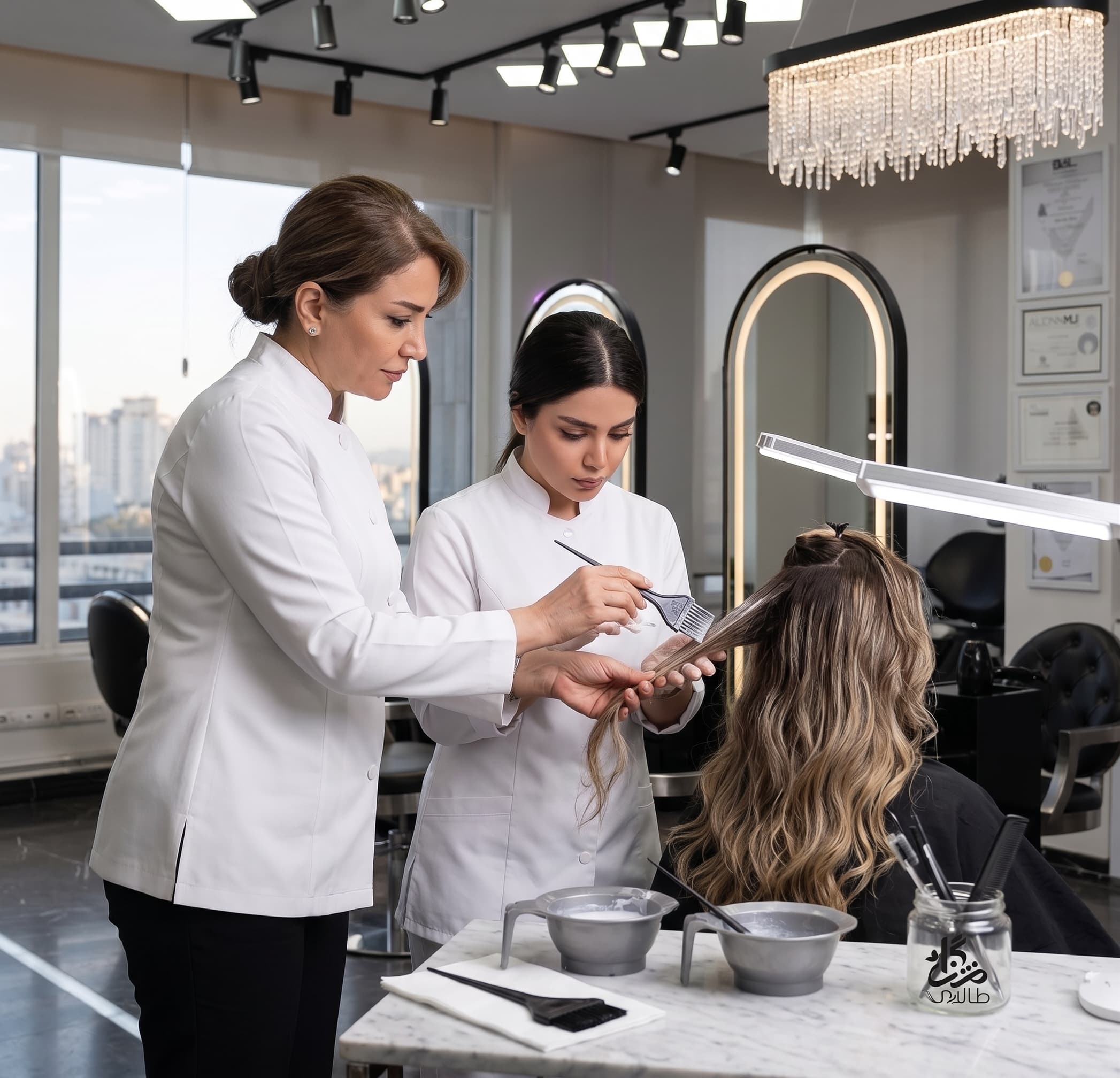 دورهی صافی کراتین و تقویت مو